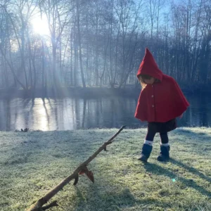 Roodkapje - cape in wol